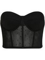 Rebecca Vallance corset Lucienne à ornements en cristal - Noir - thumbnail