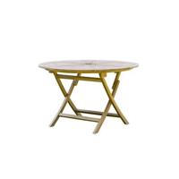 Tikamoon - Outdoor klaptafel van massief teakhout voor 6 personen. Tikamoon - Outdoor klaptafel van massief teakhout voor 6 personen.