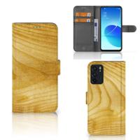 OPPO Reno6 5G | Book Style Case | Licht Hout