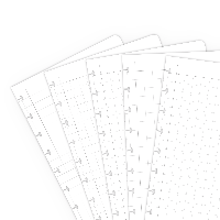 Set Extra Pagina's-A5 - ruitjes 1cm