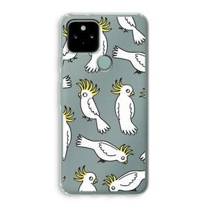 Papegaai: Google Pixel 5 Transparant Hoesje