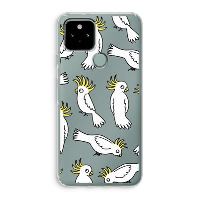 Papegaai: Google Pixel 5 Transparant Hoesje