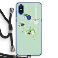 Hang In There: Xiaomi Mi Mix 3 Transparant Hoesje met koord