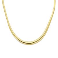 14K Geelgouden Collier met Tubogas Schakel - 45 cm Draaglengte, 10.8 mm Schakelbreedte