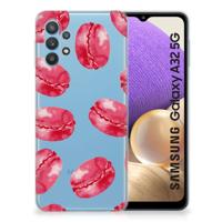 Samsung Galaxy A32 5G | Siliconen Case | Pink Macarons