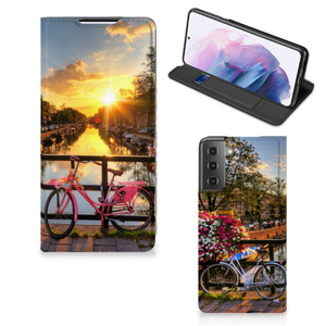 Samsung Galaxy S21 Plus Book Cover Amsterdamse Grachten