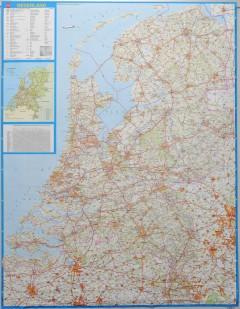 Wandkaart 34 Nederland Basic, 100 x 130 cm | Falk