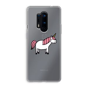 Eenhoorn: OnePlus 8 Pro Transparant Hoesje