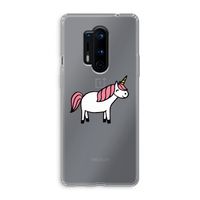 Eenhoorn: OnePlus 8 Pro Transparant Hoesje