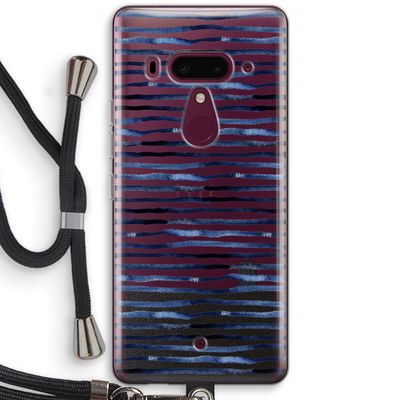 Verrassende lijnen: HTC U12+ Transparant Hoesje met koord