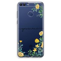 Gele bloemen: Huawei P Smart (2018) Transparant Hoesje