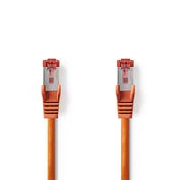 Nedis CAT6-kabel | RJ45 Male naar RJ45 Male | S/FTP | 0.25 m | Oranje | 1 stuks - CCGP85221OG025 CCGP85221OG025