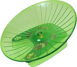 Knaagdier silent trainingsdisc 21 cm groen - Gebr de boon
