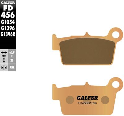 GALFER remblokken "fd456 brake pad fd456 g1396 sint.metal offroad