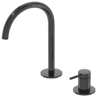 Wastafelkraan IVY Bond Coldstart 2-gats Zwart Chroom PVD IVY