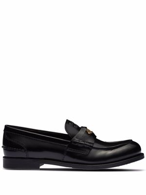 Miu Miu mocassins en cuir - Noir