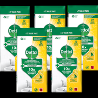 Dettol Doekjes Citrus 5 x 72 Stuks bij Jumbo