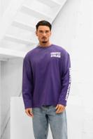 Croyez Sprayed Atelier Longsleeve T-Shirt Heren Paars/Wit - Maat M - Kleur: WitPaars | Soccerfanshop