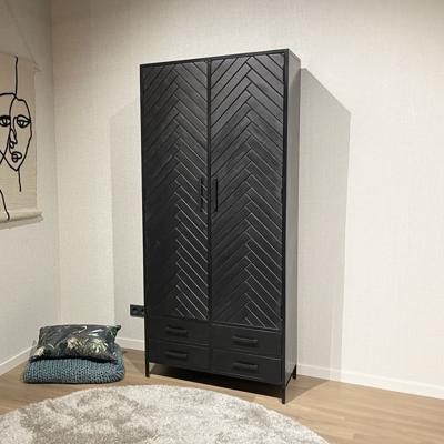 Livingfurn Opbergkast 'York' Mangohout, 200 x 90cm