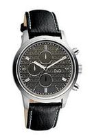 Horlogeband Dolce & Gabbana DW0751 Leder Zwart 21mm - thumbnail