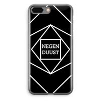 Negenduust geometrisch: iPhone 8 Plus Transparant Hoesje