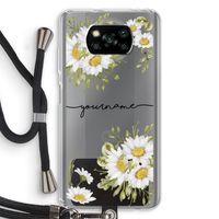 Daisies: Xiaomi Poco X3 NFC Transparant Hoesje met koord