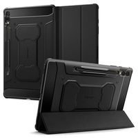 Samsung Galaxy Tab S9+ Spigen Rugged Armor Pro Folio Case - Zwart - thumbnail