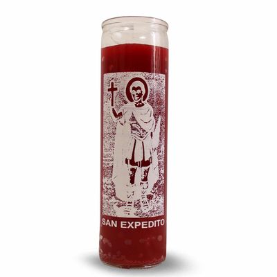 Bedrukte Kaars St. Expedito