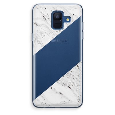 Biggest stripe: Samsung Galaxy A6 (2018) Transparant Hoesje