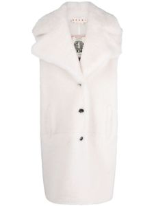 Marni gilet en fourrure artificielle - Blanc