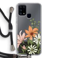 Floral bouquet: Samsung Galaxy M31 Transparant Hoesje met koord