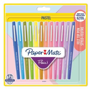 Fineliner Paper Mate Flair Pastel blister Ãƒ 6 kleuren