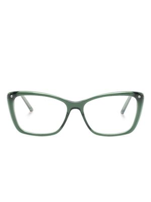 Carolina Herrera lunettes de vue à monture papillon - Vert