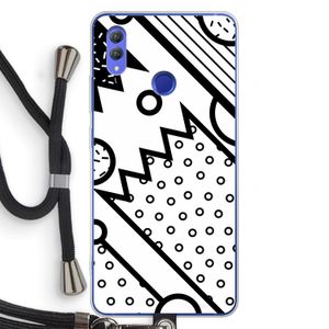 Pop Art #4: Honor Note 10 Transparant Hoesje met koord