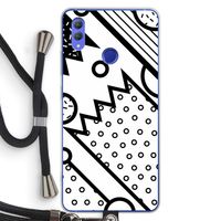 Pop Art #4: Honor Note 10 Transparant Hoesje met koord