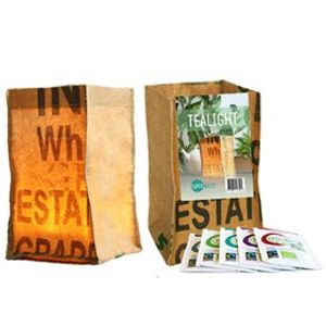 Theelicht van Gerecycled Materiaal
