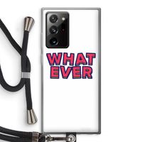 Whatever: Samsung Galaxy Note 20 Ultra / Note 20 Ultra 5G Transparant Hoesje met koord