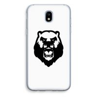 Angry Bear (white): Samsung Galaxy J5 (2017) Transparant Hoesje