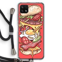 Diet Coke Please: Samsung Galaxy A22 5G Transparant Hoesje met koord