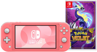 Nintendo Switch Lite Koraal + Pokémon Violet
