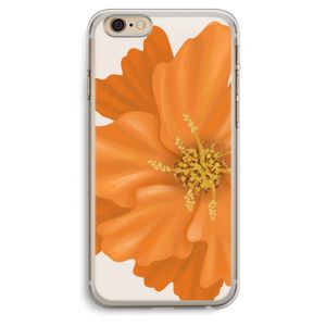 Orange Ellila flower: iPhone 6 Plus / 6S Plus Transparant Hoesje