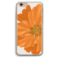 Orange Ellila flower: iPhone 6 Plus / 6S Plus Transparant Hoesje