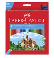 Faber Castell FC-120148 Kleurpotlood Faber-Castell Castle Zeskantig Karton Etui Met 48 Stuks - thumbnail