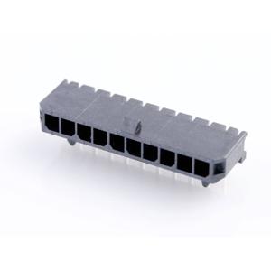 Molex 436501001 Male header, inbouw (standaard) Totaal aantal polen: 10 Rastermaat: 3.00 mm Inhoud: 1 stuk(s) Tray