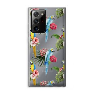 Kleurrijke papegaaien: Samsung Galaxy Note 20 Ultra / Note 20 Ultra 5G Transparant Hoesje