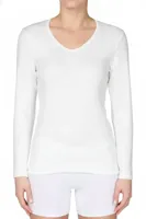 Dames thermo shirt Lange mouw - Thermo ondergoed dames - Diepe hals - Thermisch