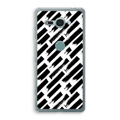 Zwarte vegen: Sony Xperia XZ2 Compact Transparant Hoesje