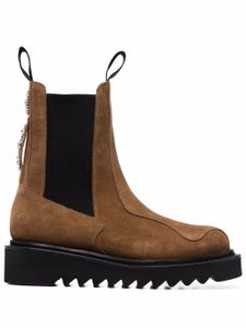 Toga Virilis bottines chelsea en daim - Marron