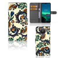 Wallet Case Nokia 1.4 Barok Flower