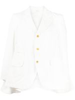 Comme des Garçons Homme Plus blazer à simple boutonnage - Blanc